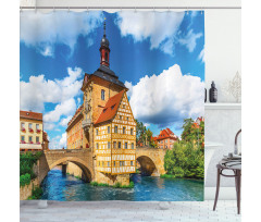 City Hall Germany Shower Curtain