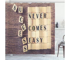 Words Scribble Shower Curtain