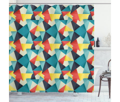 Colorful Fractal Shower Curtain