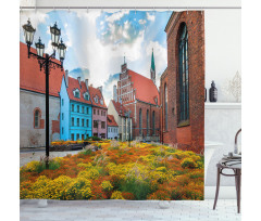 Old City Riga Latvia Shower Curtain