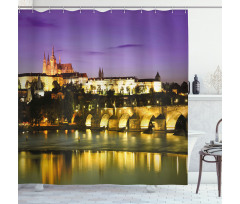 Charles Bridge Prague Shower Curtain