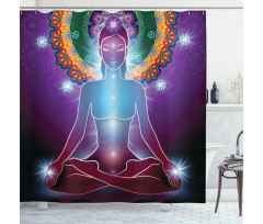 Inner Peace Mystic Energy Shower Curtain