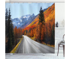 Highway Countryside Travel Shower Curtain