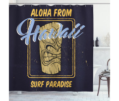 Aloha Hawaiian Shower Curtain