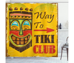Way to Tiki Club Shower Curtain