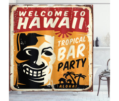 Tropic Bar Party Shower Curtain