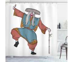 Costume Hat Shower Curtain