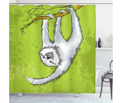 Animal Branch Shower Curtain