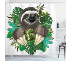 Cartoon Mammal Jungle Shower Curtain