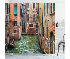 Famous Streets on Water Shower Curtain
