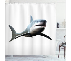 Wild Sea Creature Art Shower Curtain