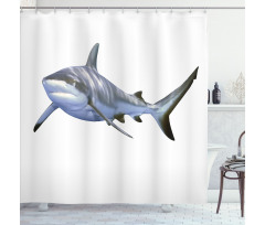 Large Reef Futuristicrt Shower Curtain