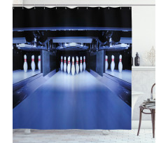 Symmetrical Pins Shower Curtain