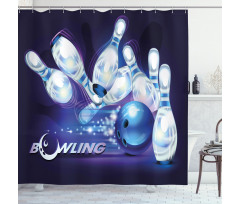 Fantasy Ball Moon Shower Curtain