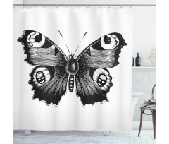 Butterfly Art Shower Curtain