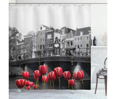 Amsterdam Canal Shower Curtain