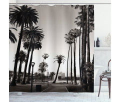 Los Angles Park View Shower Curtain
