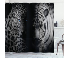 Wild Leopards Shower Curtain