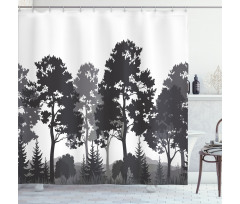 Summer Forest Shower Curtain