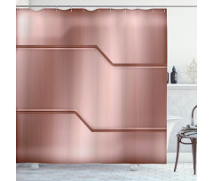 Realistic Look Plate Shower Curtain