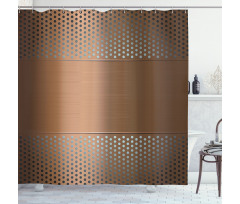 Perforated Grid Shower Curtain