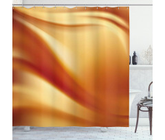 Wavy Color Curves Shower Curtain