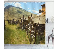Old Carriages Shower Curtain