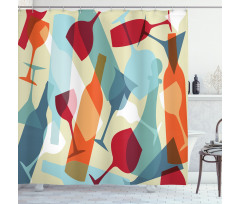 Modern Colorful Art Shower Curtain