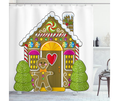Candy House Shower Curtain
