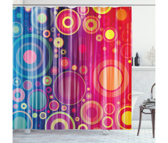 Psychedelic Modern Art Shower Curtain