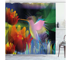Fantasy Digital Painting Shower Curtain