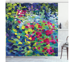 Floral Field Summer Shower Curtain