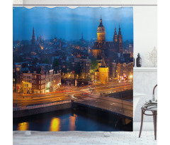 Amsterdam Famous Travel Shower Curtain