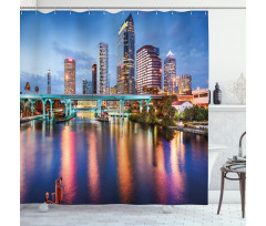 Hillsborough River USA Shower Curtain