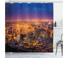 Cape Town Panorama Africa Shower Curtain