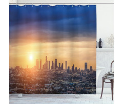 Sunrise at Los Angeles Shower Curtain