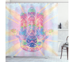 Energy Flow Aura Yoga Shower Curtain