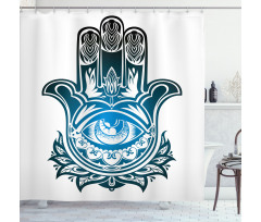 Evil Eye Shower Curtain