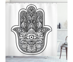Bohemian Motif Shower Curtain