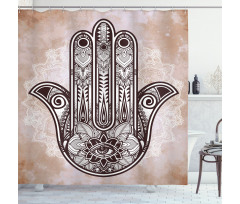 Esoteric Luck Charm Shower Curtain