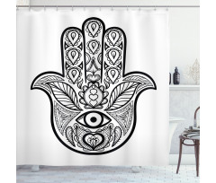 Nature Tribal Boho Art Shower Curtain