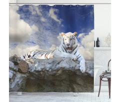 Bengal Feline Hunting Shower Curtain