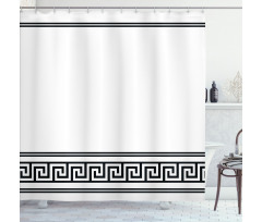 Classic Motif Art Shower Curtain