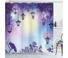 Street Night Shower Curtain