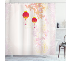 Chinese New Year Shower Curtain