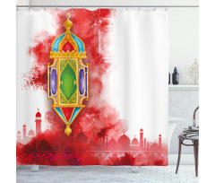 Lively Colors Ancient Times Shower Curtain