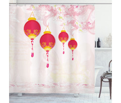 New Year of China Shower Curtain