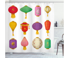 Chinese Celebration Shower Curtain