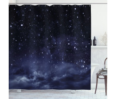 Ethereal Galactic View Shower Curtain