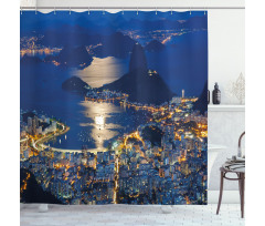 Mountain Sugar Loaf Rio Shower Curtain